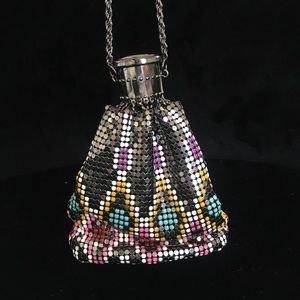 Vintage Metal Wristlet Clutch